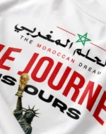 T-SHIRT THE JOURNEY IS OURS – Blanc – Image 6