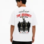 T-SHIRT THE JOURNEY IS OURS – Blanc