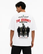T-SHIRT THE JOURNEY IS OURS – Blanc