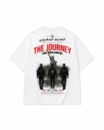 T-SHIRT THE JOURNEY IS OURS – Blanc – Image 4
